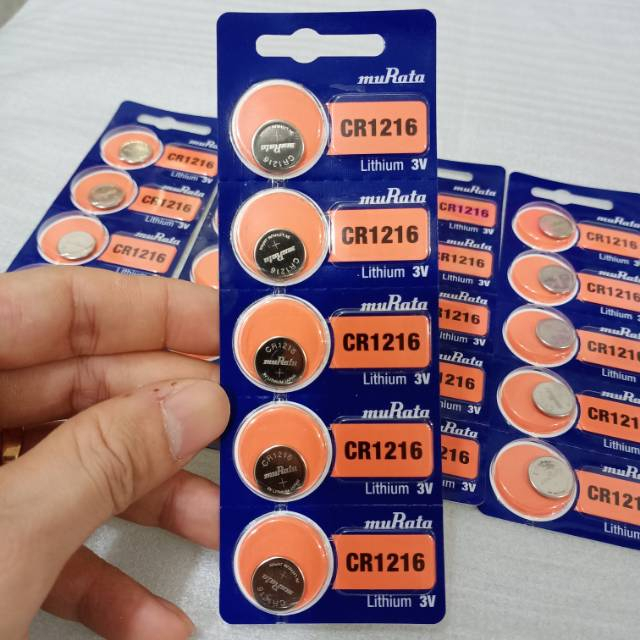 Battrey Murata CR1216 batre baterai batu CR1216