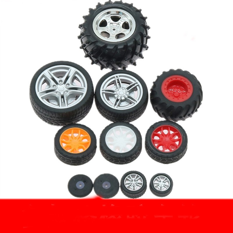 Rubber Tires Ban Karet Miniatur Toy car 4WD Plastic (8141)