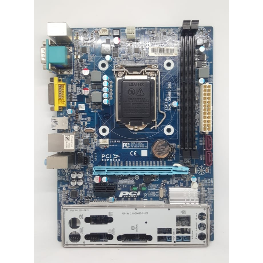 Mobo Motherboard Paket Mobo H81 LGA 1150 Oem + G3220/G3240/G3260 Dan FAN