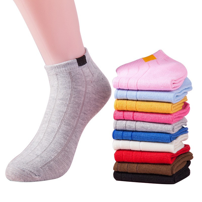 Kaos Kaki Pendek Semata Kaki Ankle Cute Short Socks Petak Kotak CUCI GUDANG