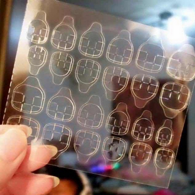 Lem Kuku Palsu Gel Double Tape Stiker Kuku Palsu 24pcs