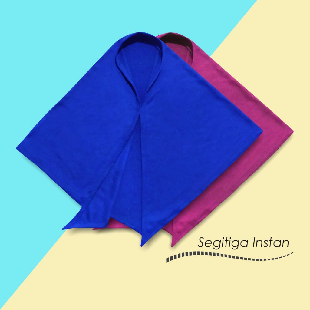 Kerudung Hijab Jilbab Pashmina &amp; Segitiga Instan Anak Bayi Bahan Kaos Spandek