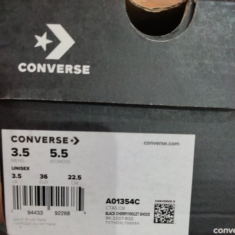 Sepatu Converse Ctas OX A01354C