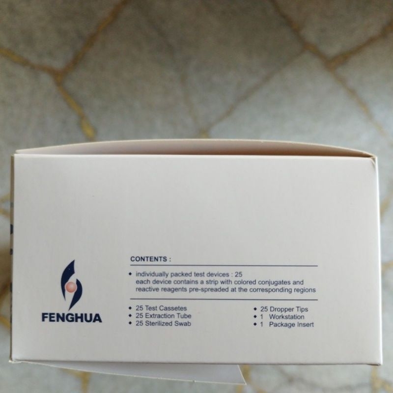 Fenghua Swab Antigen Rapid Test Kemenkes AKL original impor