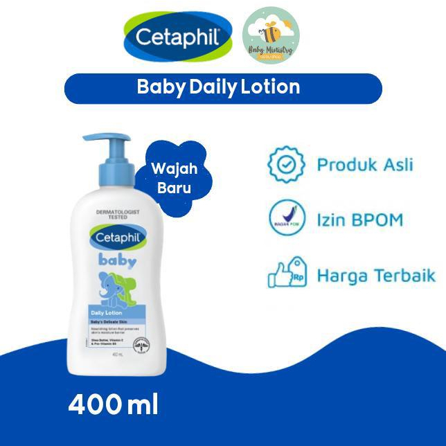 CETAPHIL Baby Daily Lotion (400ml) FREE 50ml Produk Cetaphil RANDOM /  Cetaphil Baby Gentle Wash &amp; Shampoo (400 ml) / sabun mandi bayi / shampoo bayi / lotion bayi / anti alergi / lotion / best seller / new packaging