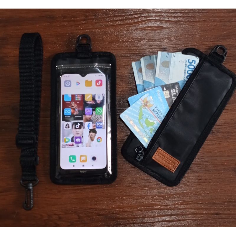 DOMPET hp hanging sako gantung leher