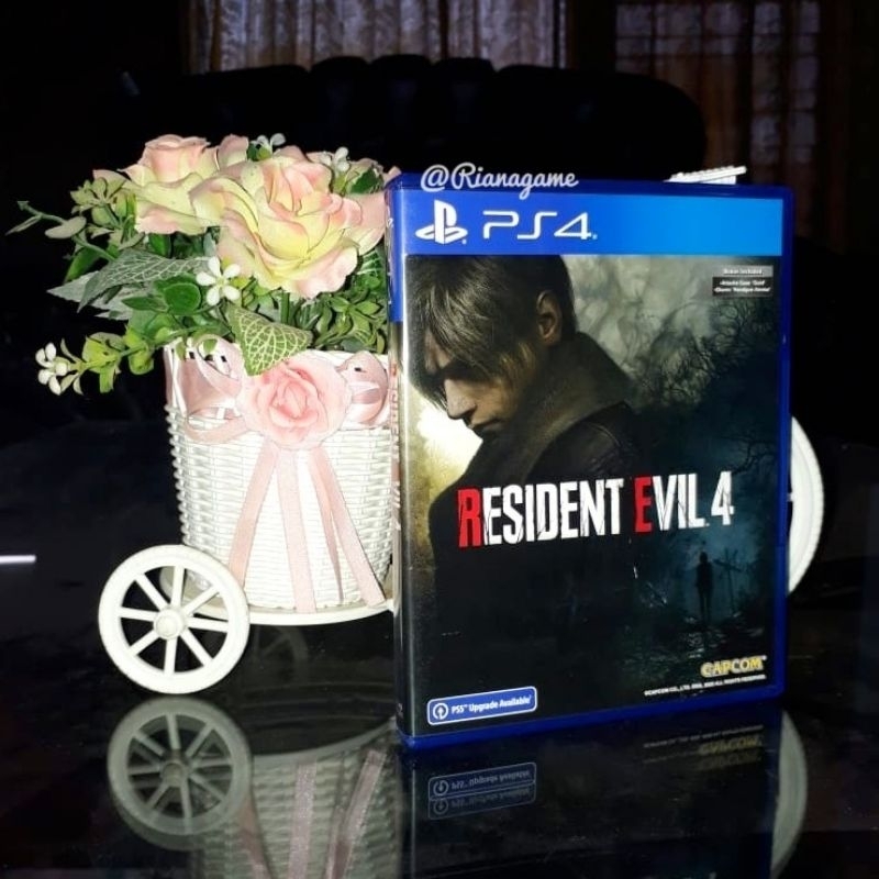 BD Kaset PS4 PS5 Resident Evil 4 Remake Game CD PS 4 5 Original Playstation Bekas Second Mulus