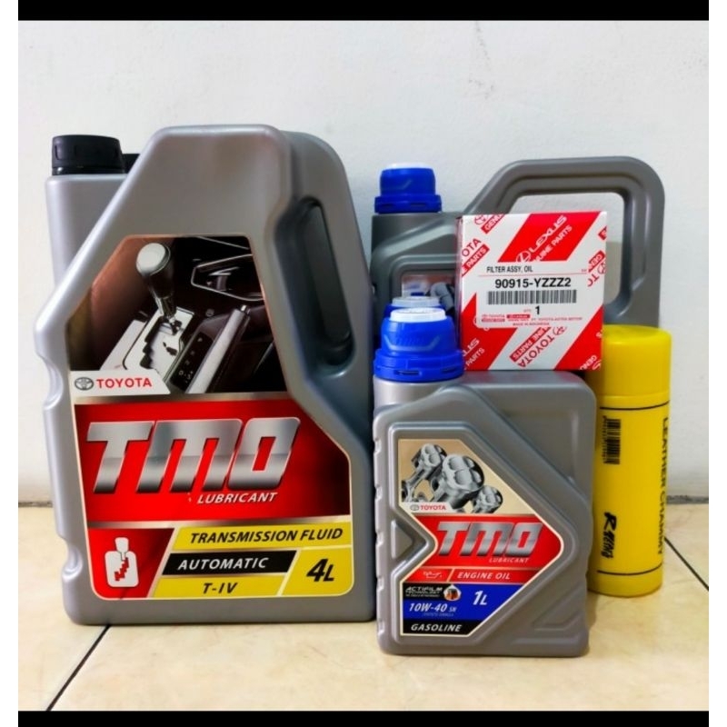 Paketan ganti oli mesin Tmo 10w40 n Tmo T4 matic Ori