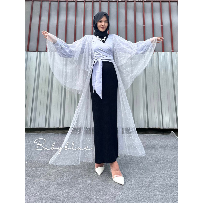 PRINCESSA DRESS SATEEN VELVET TILLE // DRESS LEBARAN TERBARU