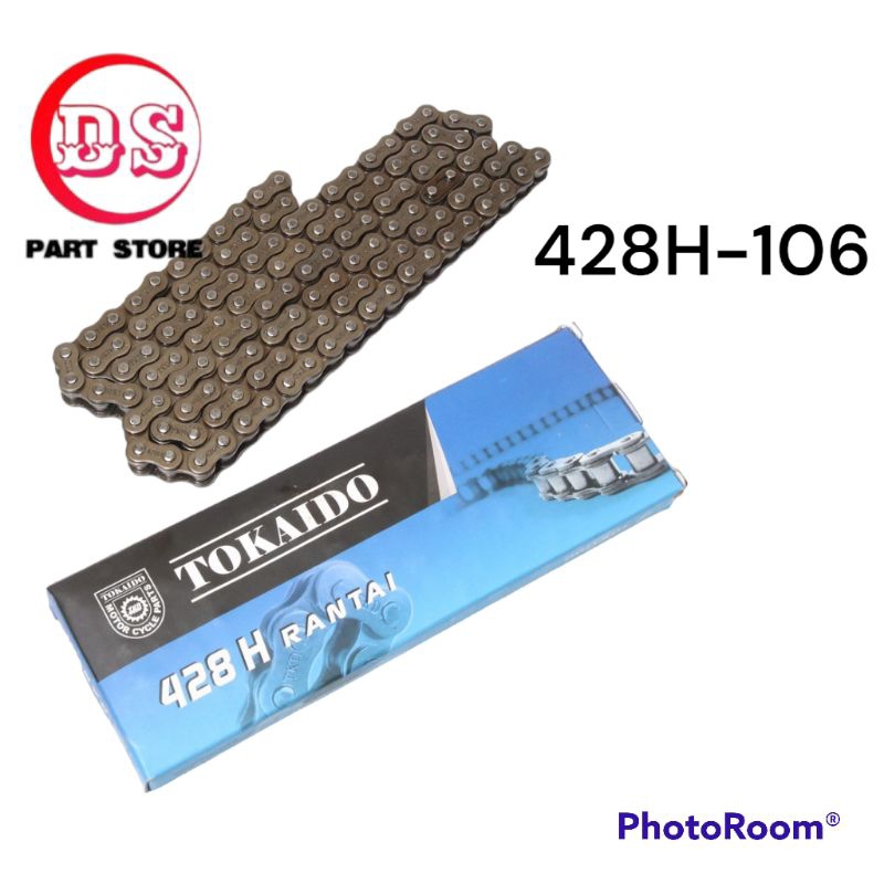 RANTAI TOKAIDO 428H - 106 L ( JUPITER Z / FIZR / VEGA R / ALFA / SMASH / SHOGUN / RC100 / GRAND / SU