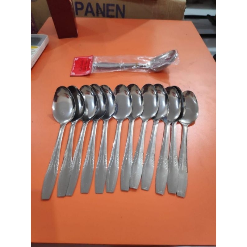 Sendok Makan stainless isi 12 pcs 1 lusin / Sendok makan selusin / Sendok 1 lusin