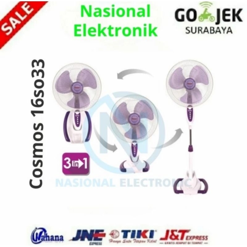 Kipas Angin Cosmos 16SO33/Kipas Angin Cosmos 3in1/Kipas Cosmos  16-SO-33