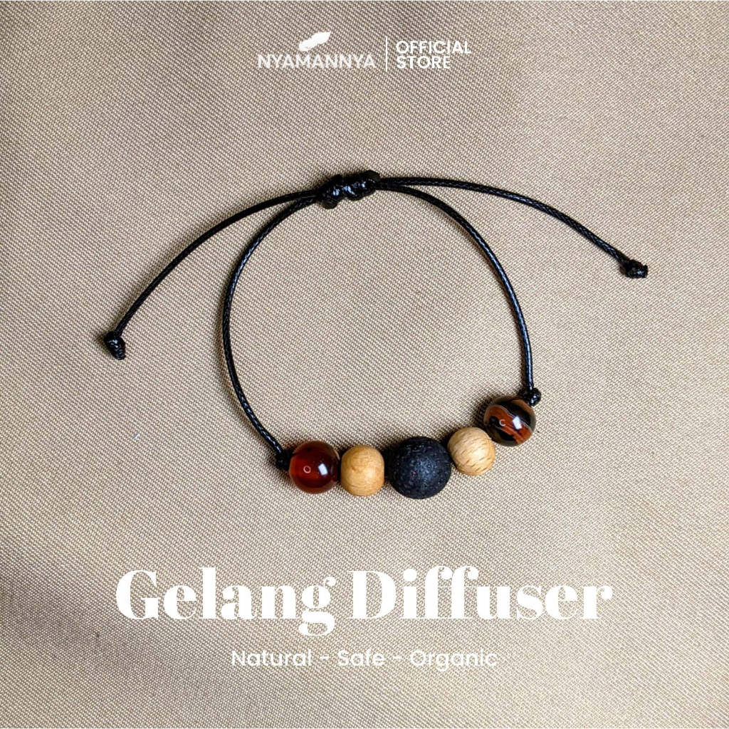 Gelang Diffuser Aromaterapi Batu Alam Wonju Series