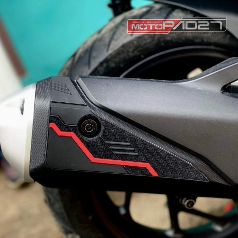 Muffler protector Vario 160 sticker pelindung ujung knalpot Vario 160