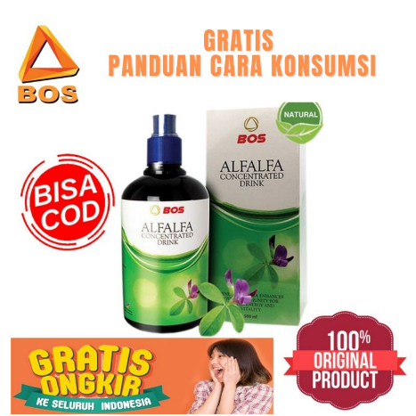 ALFALFA CONCENTRATED DRINK HERBAL BEE ORIGINAL 100% AMAN BPOM TANPA EFEK SAMPING 