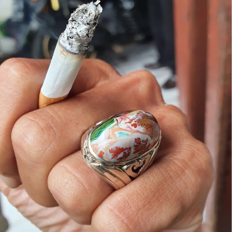 CINCIN BATU AKIK PANCAWARNA EDONG MARSIH OHEN CIANGEL DARSON KIRPAY BUKAN BACAN