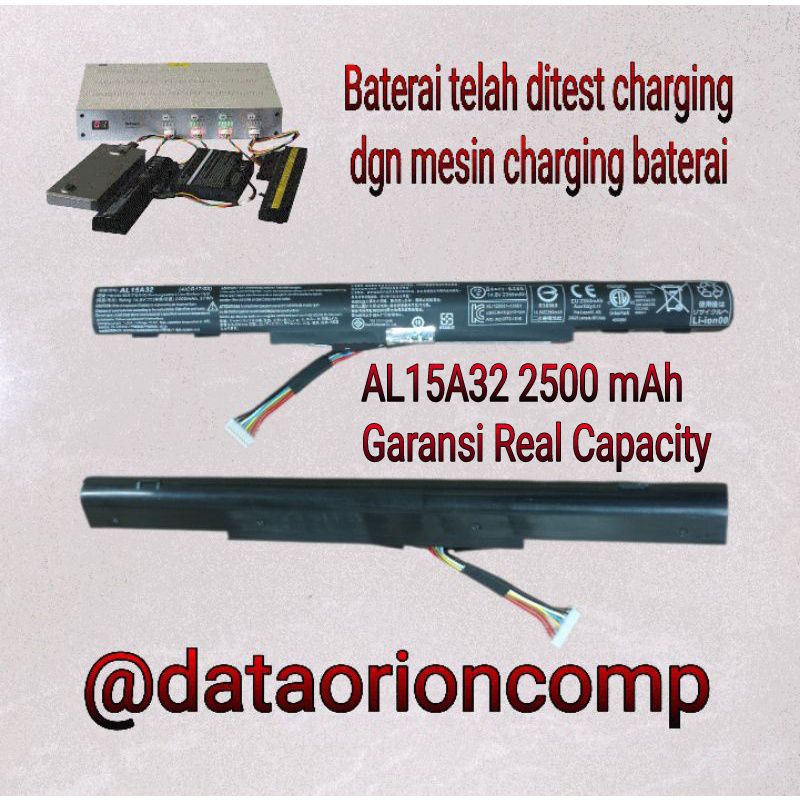 RC Baterai Battery Acer Aspire  E5-473 E5-573 E5-422 E5-472 E5-472G E5-552 ES1-420 ES1-421 AL15A32