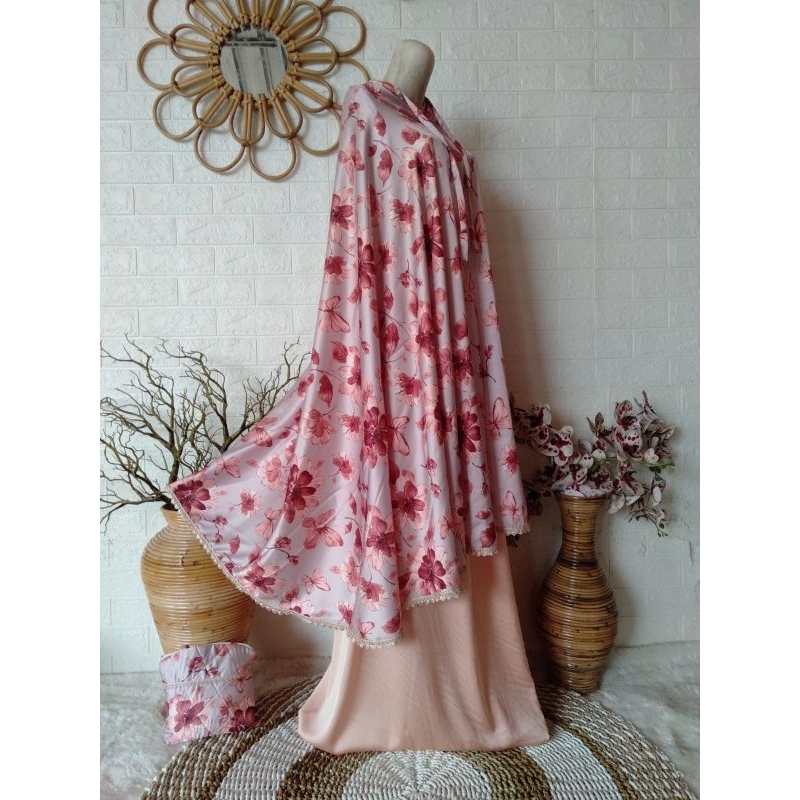 Mukena Armani Silk Motif Mukena Travelling Mukena Premium Mukena Resleting Mukena Murah Mukena Lebar