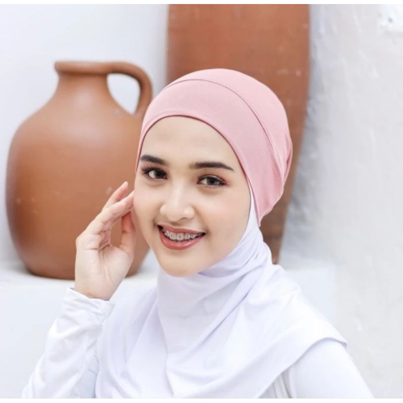 Ciput Tali Basic II Arab - Aksesoris Fashion Daleman Hijab Dalaman Jilbab Fashion Wanita Cewek Perem