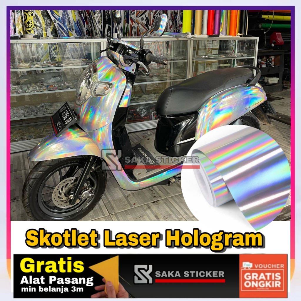 Skotlet Hologram | Scotlet Pelangi