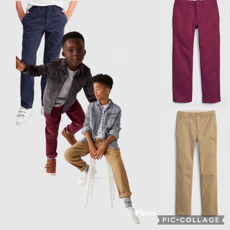 PART 1: Mocha & Maroon. Gap Kids Boys Chinos Pants  / Gap Kids Chinos Pants / Celana Chinos Anak Gap