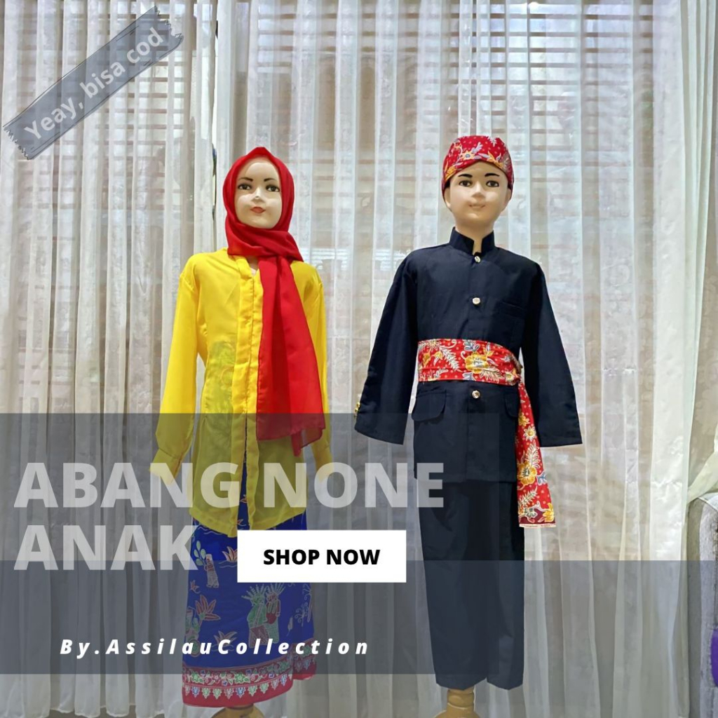 Baju Adat Anak Abang None Satuan (Laki/Cewek)