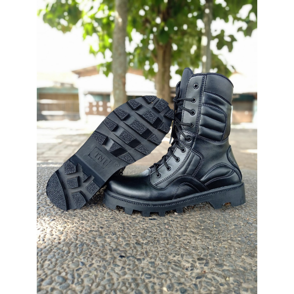 SEPATU SAFETY BOOTS TNI POLRI BRIMOB SCURITY SOL RADIAL 9INC