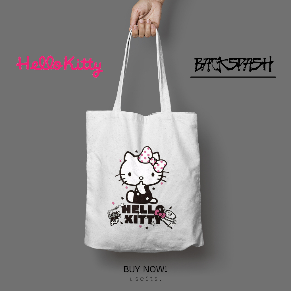 Totebag Tas Hello Kitty Pria Wanita - HELLO KITTY