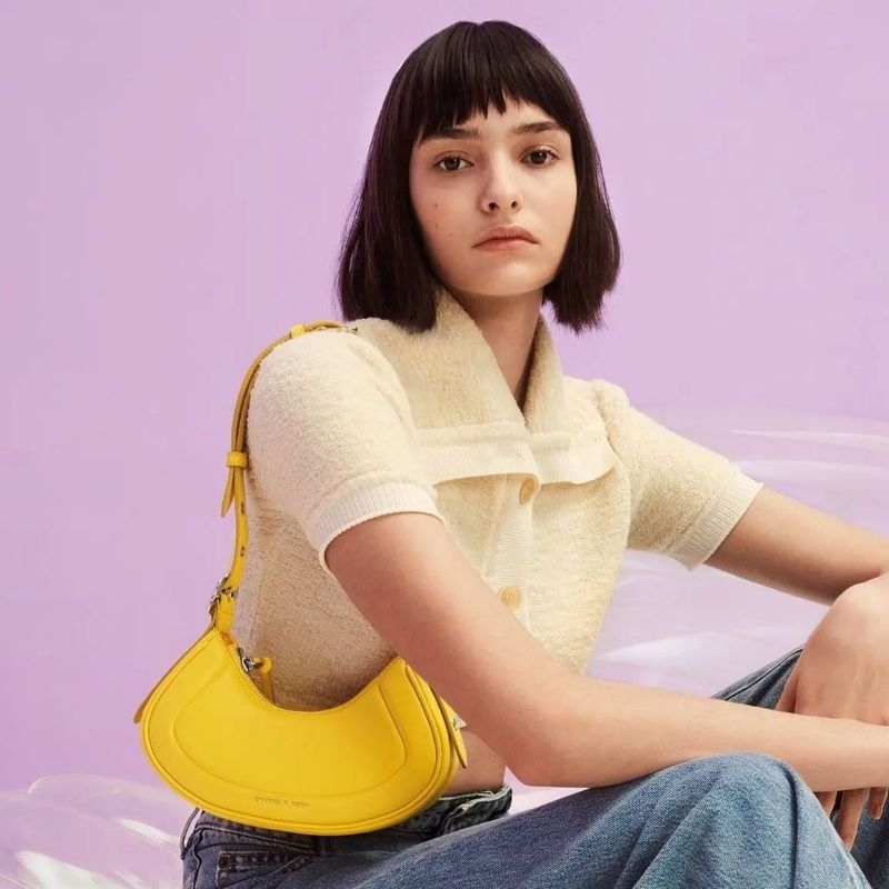 CK Petra Curved Shoulder Bag