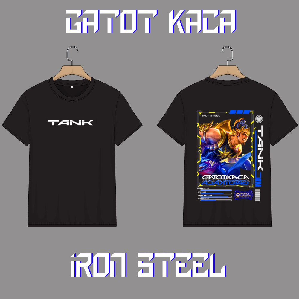 KAOS ANAK HERO MOBILE LEGEND GATOT KACA TANK SKIN KEREN//KAOS ML//KAOS ANAK MOBILE LEGEND//KAOS ANAK