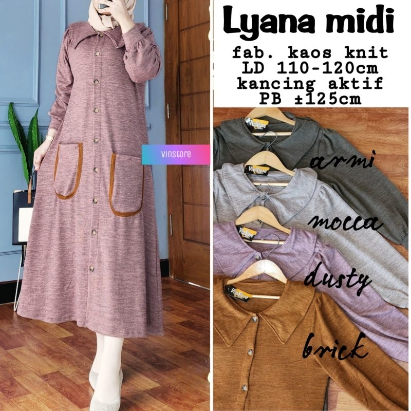 Lyana midi dress by vinstore
