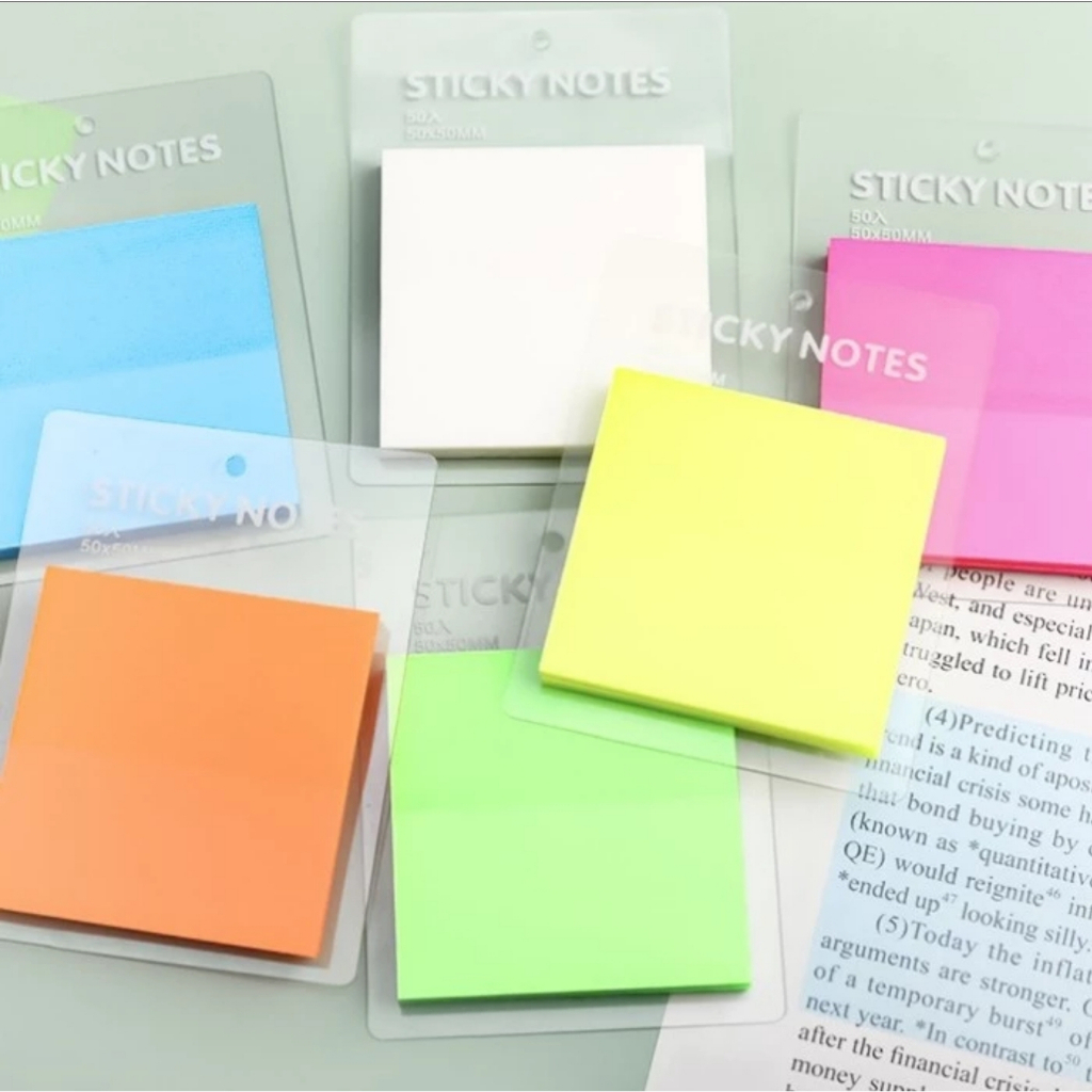 Sticky Notes Transparant memo bening index sticky note transparant STK8