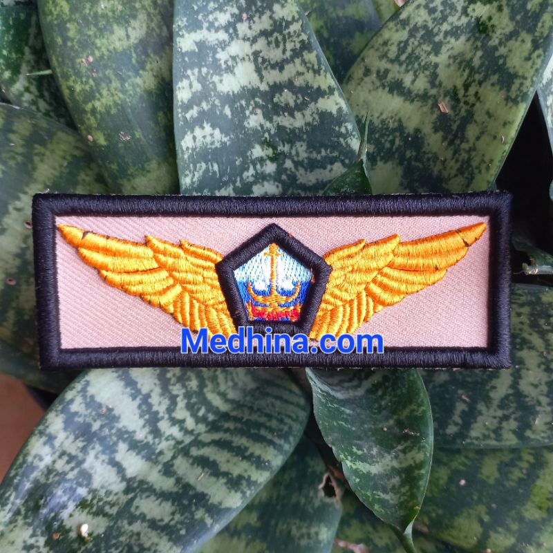Patch Badge Wing Pramuka Saka Bahari Bordir Timbul