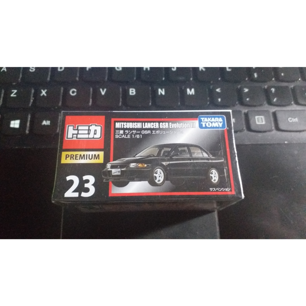 TOMICA PREMIUM MITSUBISHI LANCER GSR EVOLUTION III HITAM