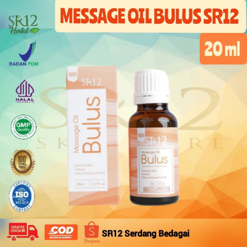 MINYAK BULUS SR12 / Minyak Bulus Original / BPOM / Halal / Menghilangkan Jerawat / Menghilangkan Str