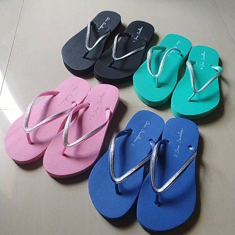 Sandal Jepit Sun swallow Crystal,sandal jepit wanita aesthetic, swallow kristal, sandal jepit Korea