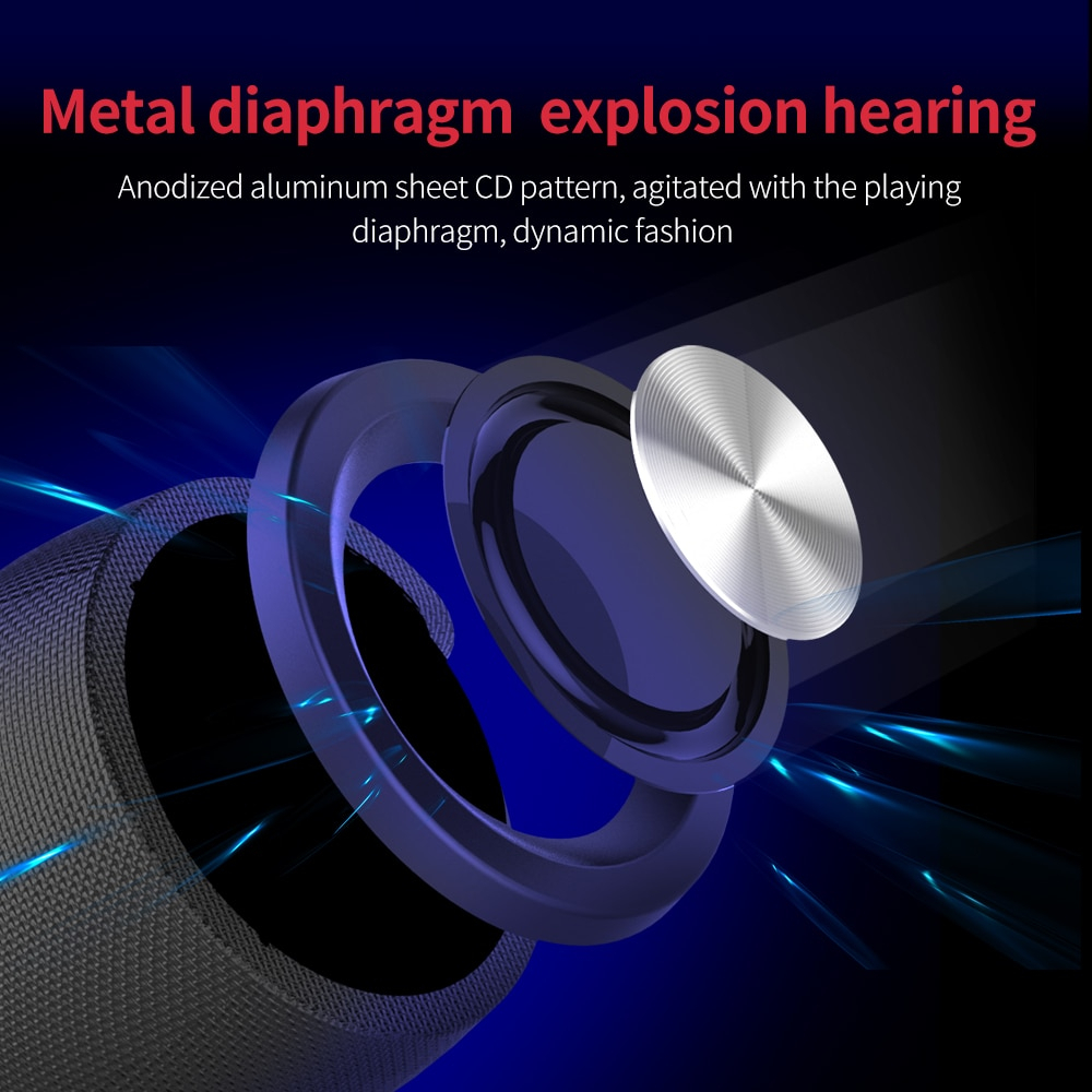 SPEAKER WIRELESS PORTABLE BLUETOOTH ZEALOT S32 HITAM