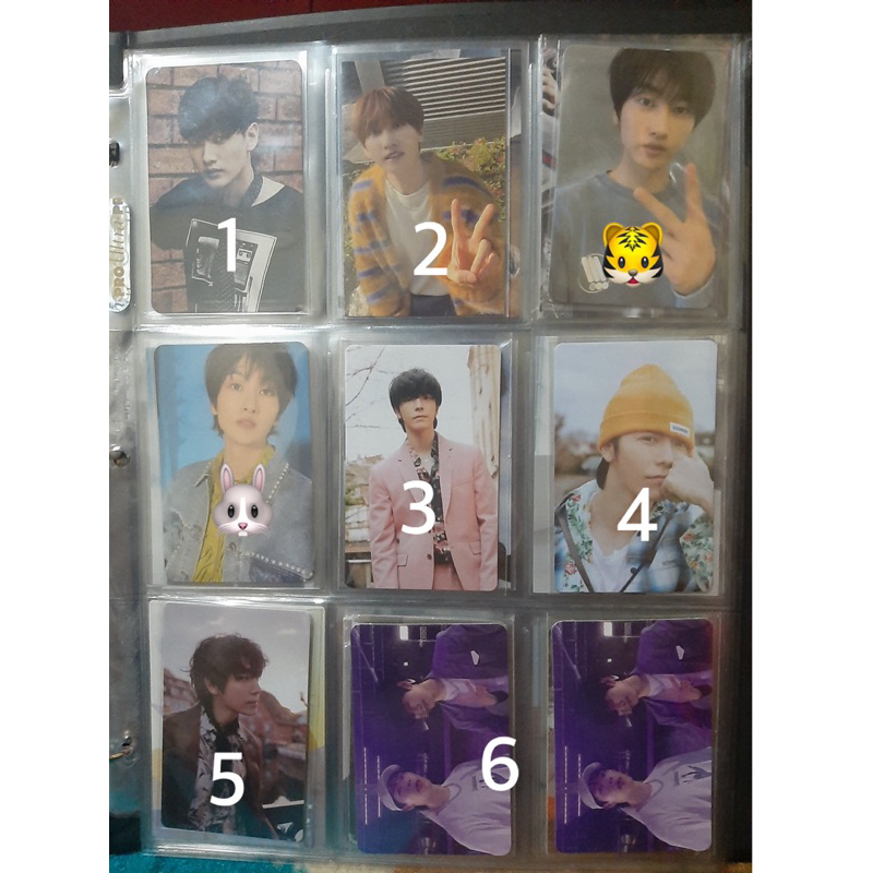 Super Junior Donghae Eunhyuk photocard pc