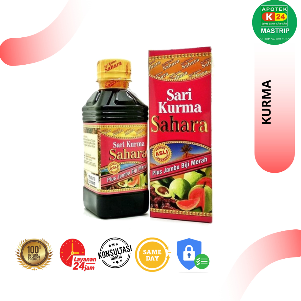 

Sari Kurma Sahara Plus Jambu Biji Merah / 330g