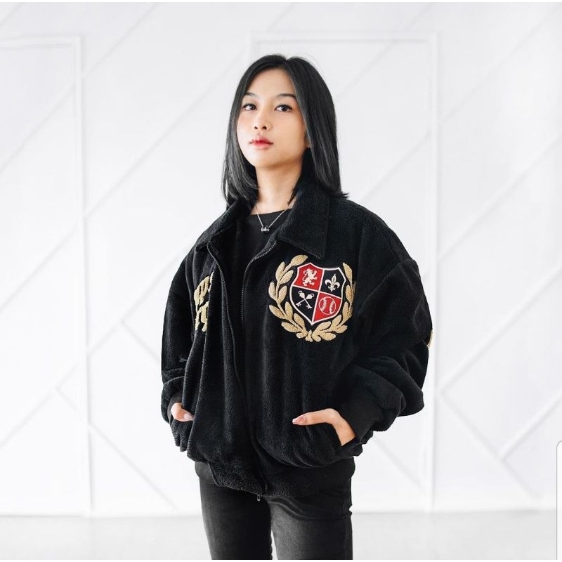 Sherpa Brighton Memphis Origins Jacket Baru oversize