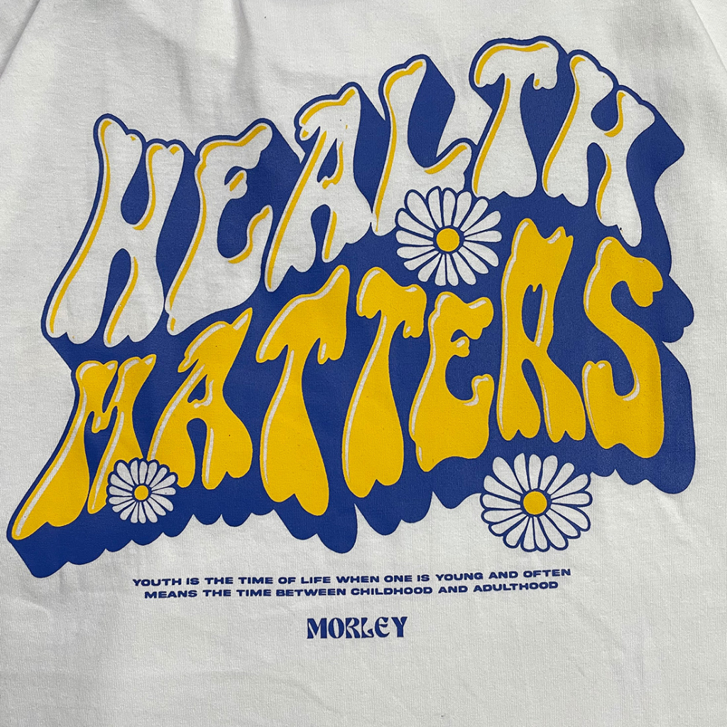 Oversize T - Shirt HEALTH MATTERS &amp; GOOD VIBES ONLY