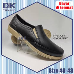 Sepatu pantofel /sepatu kerja ATT AWK 557 Hitam