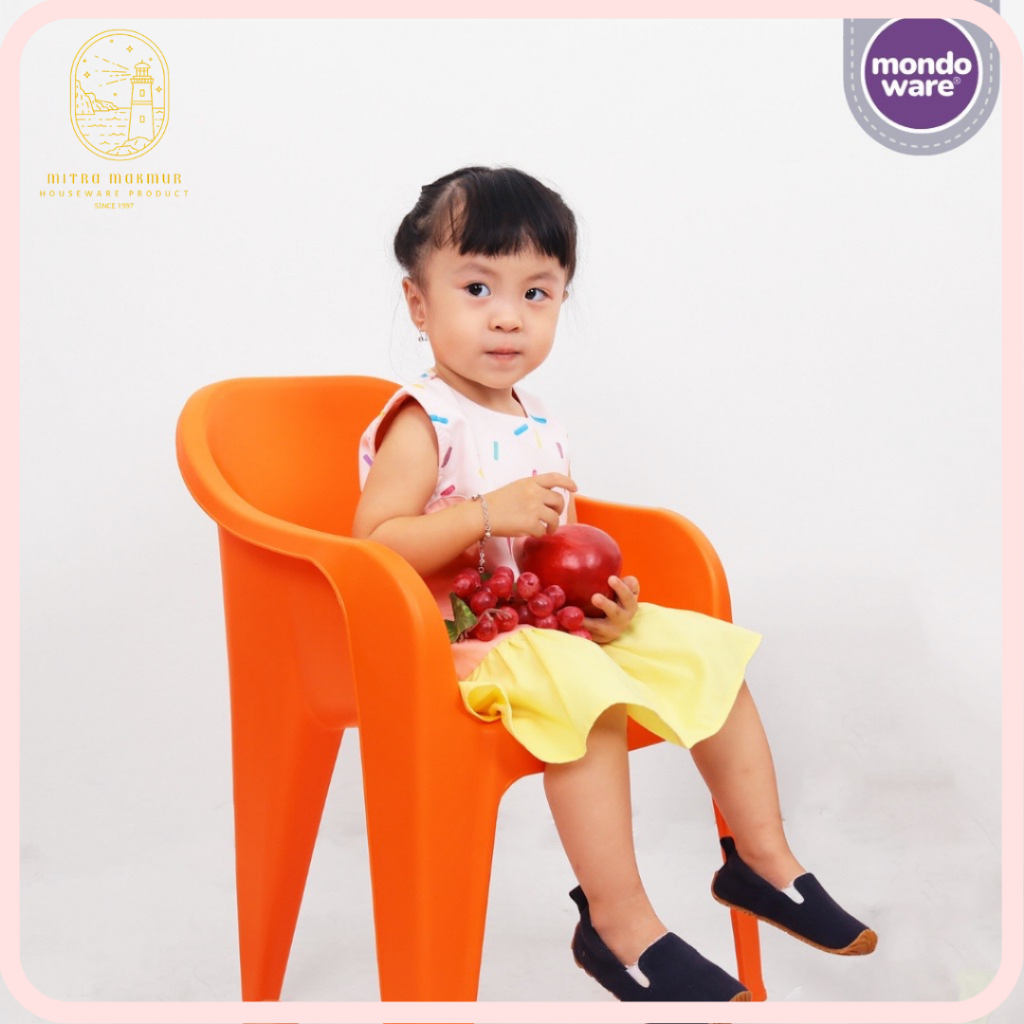 SALE!! MONDOWARE KURSI SANTAI PLASTIK ANAK KURSI ANAK RILEX PRESIDEN MINI CHAIR KP2