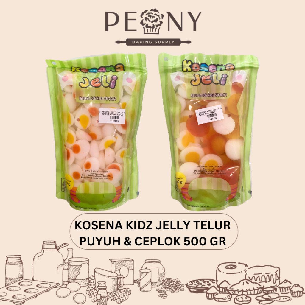 KOSENA KIDZ JELLY TELUR PUYUH TELUR CEPLOK 500 GR