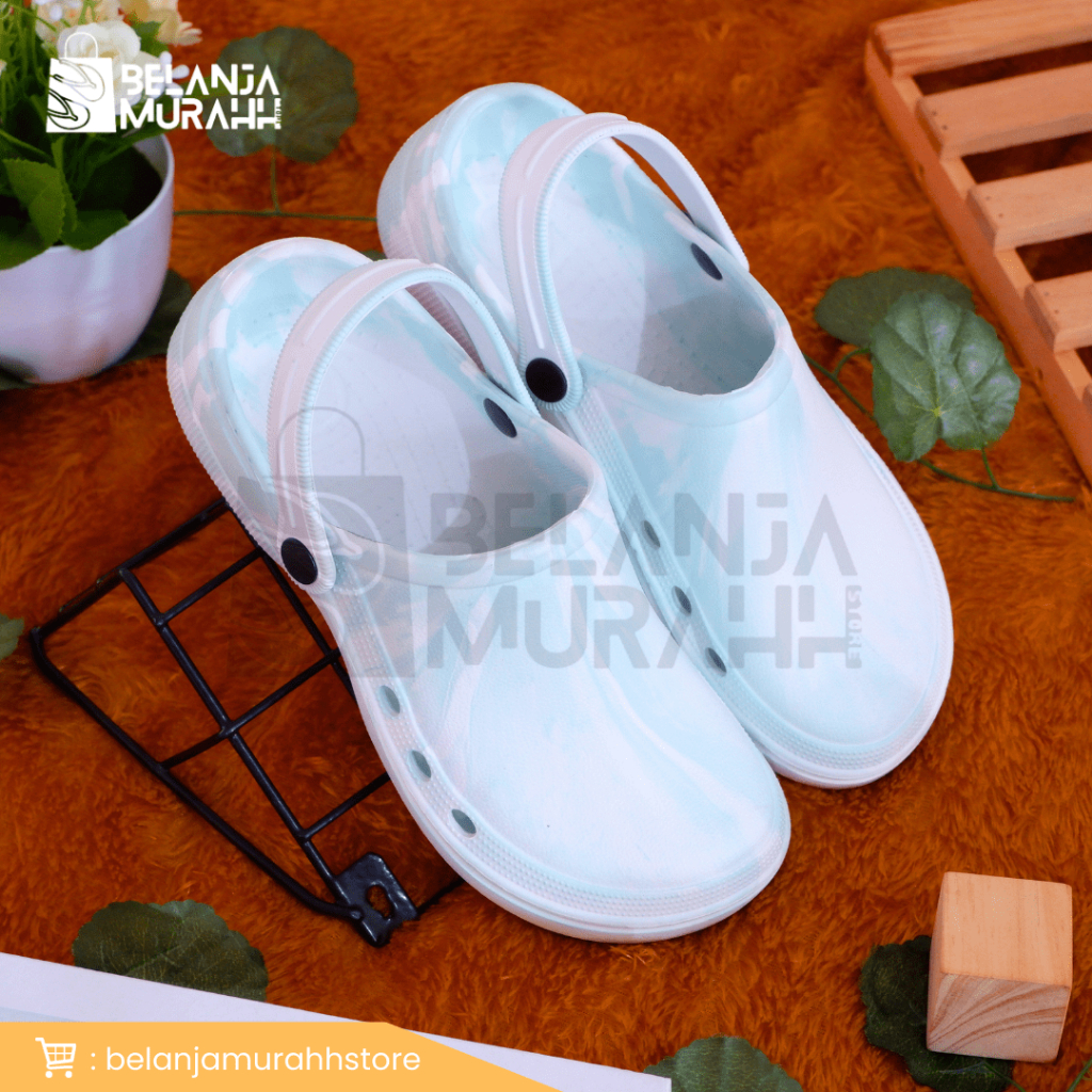 Sandal Kodok Tie Dye Wanita / Sandal Kodok Santai Nyaman Di Pakai Wanita New Model