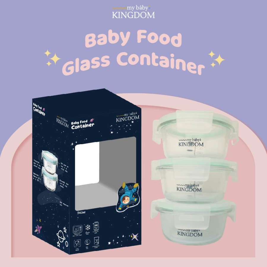 MY BABY KINGDOM - GLASS CONTAINER