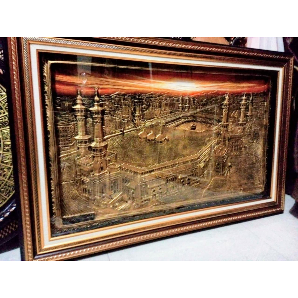 Hiasan Dinding Mekah Timbul