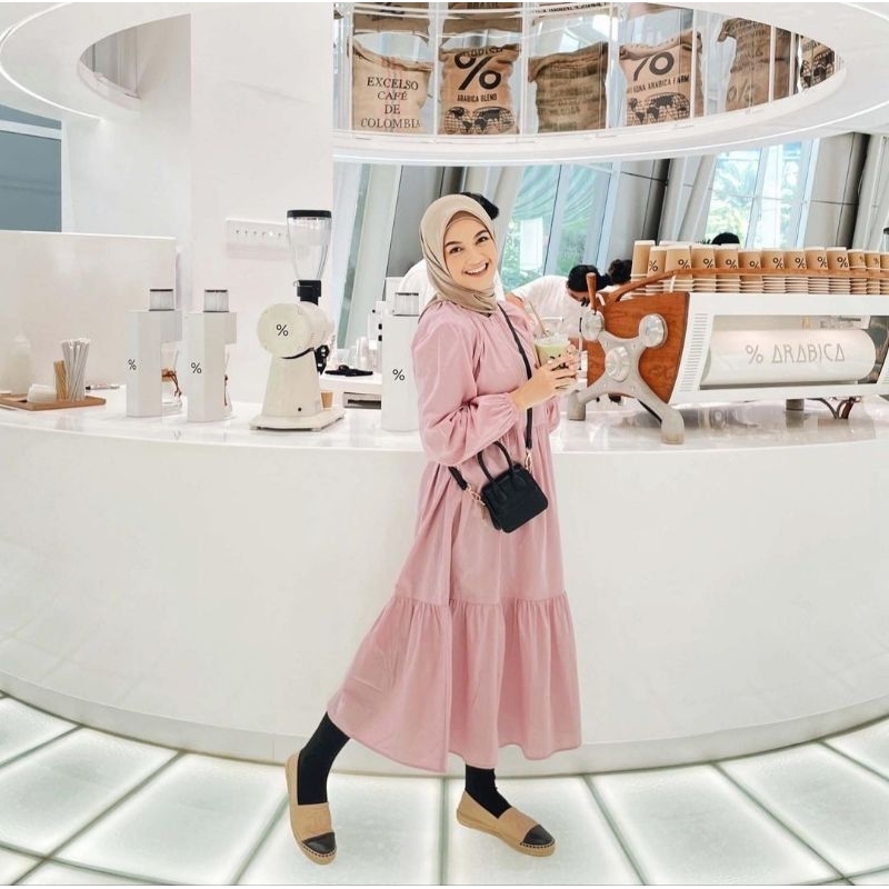 Preloved Midi Tunik Vanilla Hijab