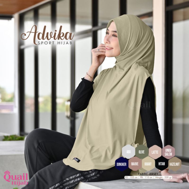 Alfath - Advika Sport Hijab by Quail ✔️