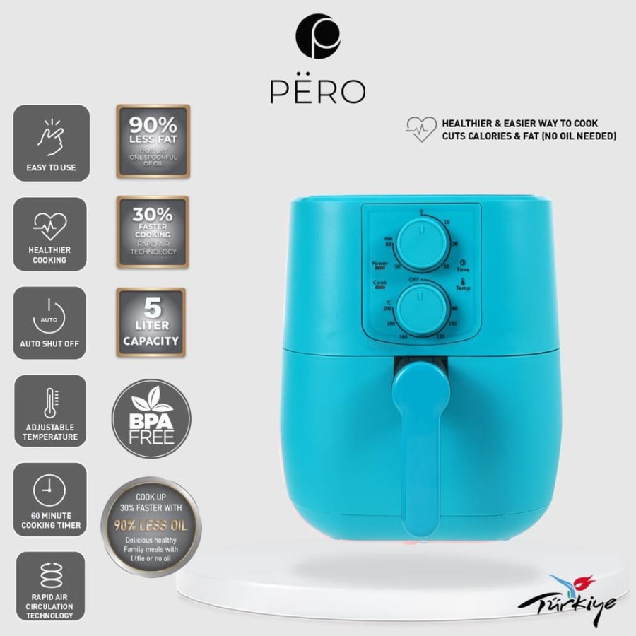 Pero Air Fryer 5L Menggoreng tanpa Minyak